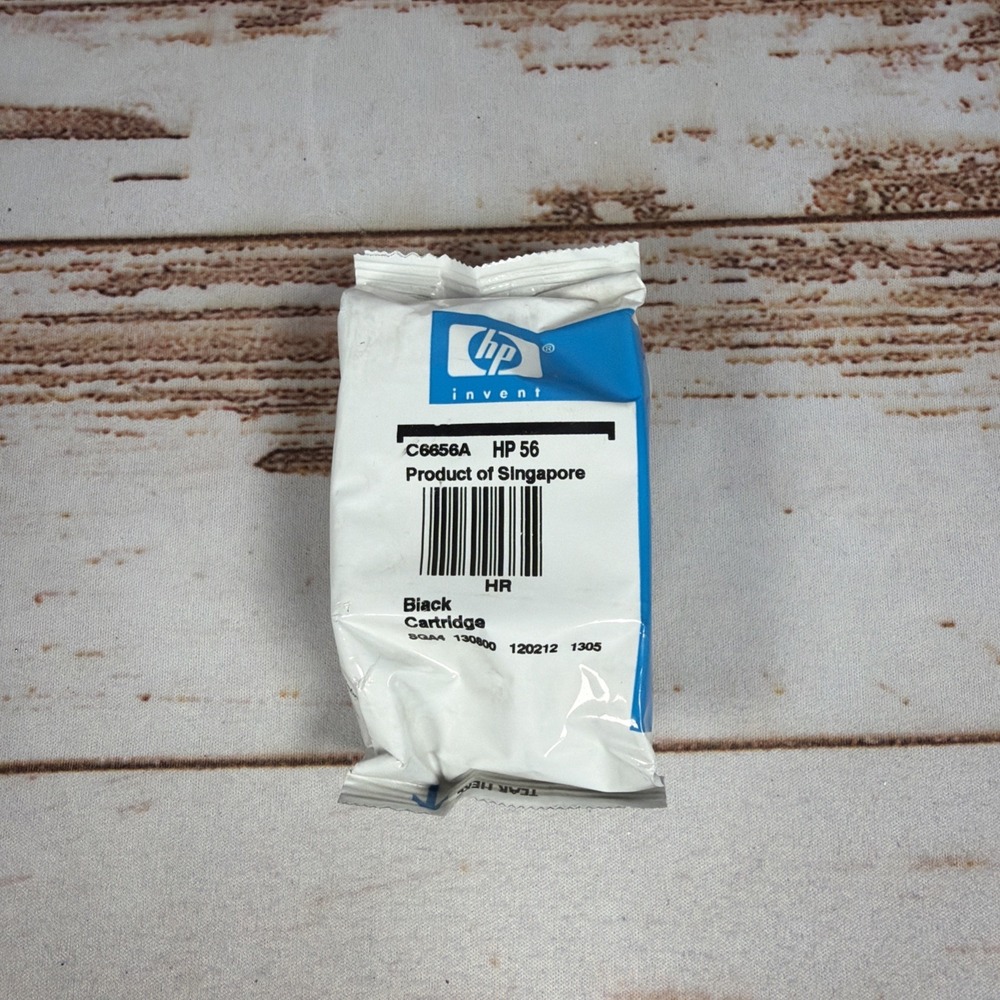 Genuine HP 56 Black Ink Cartridge C6656A OEM Factory Sealed Photosmart Officejet